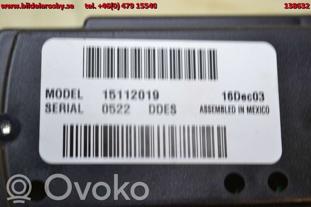 Chevrolet Suburban Climate control unit 