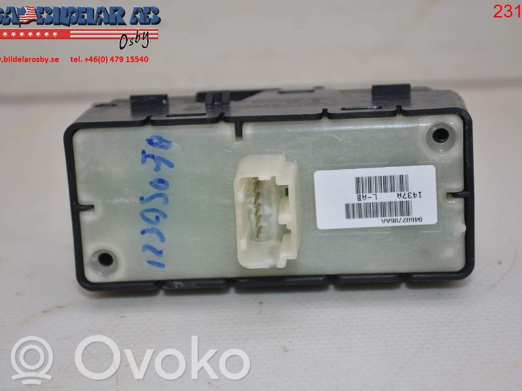 Chrysler Sebring (JS) Electric window control switch 