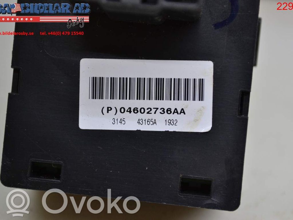 Electric window control switch   64100110L,4602736AA