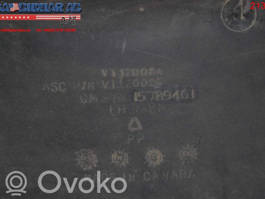 Chevrolet SSR Rivestimento paraspruzzi passaruota anteriore 