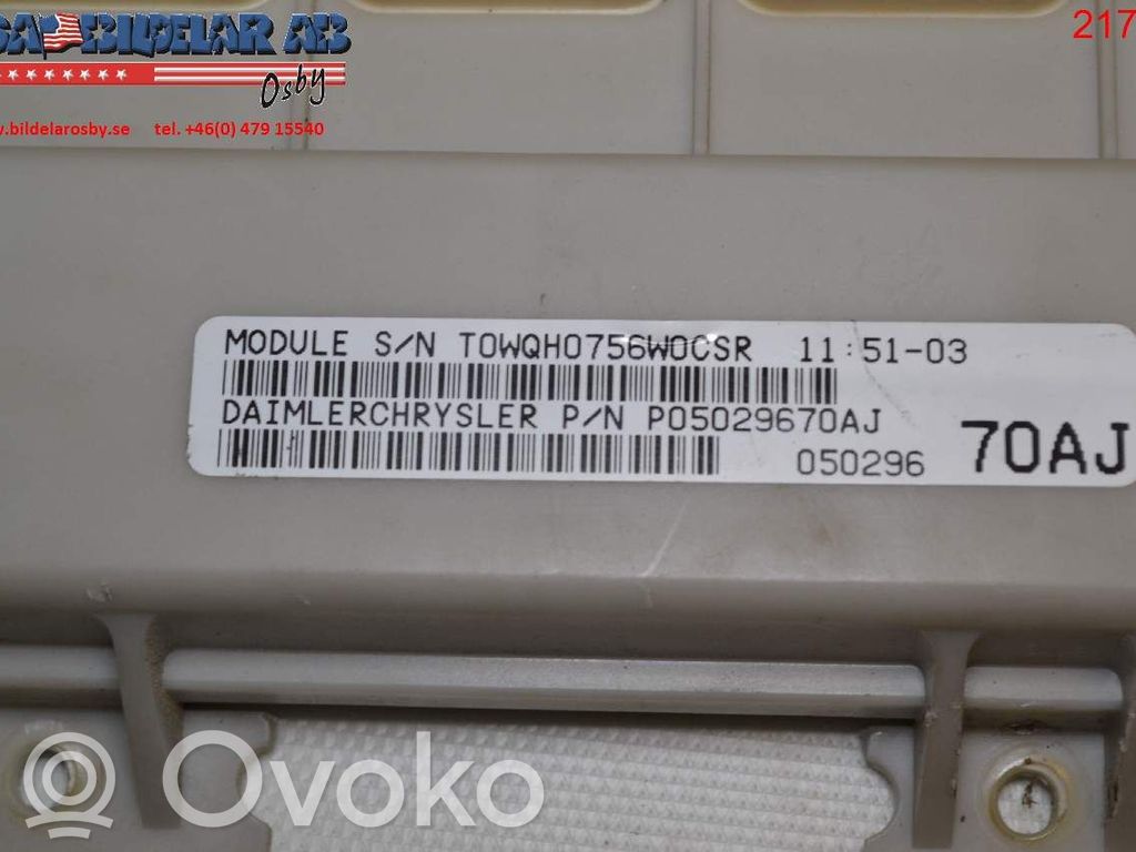 Dodge Viper Central body control module 
