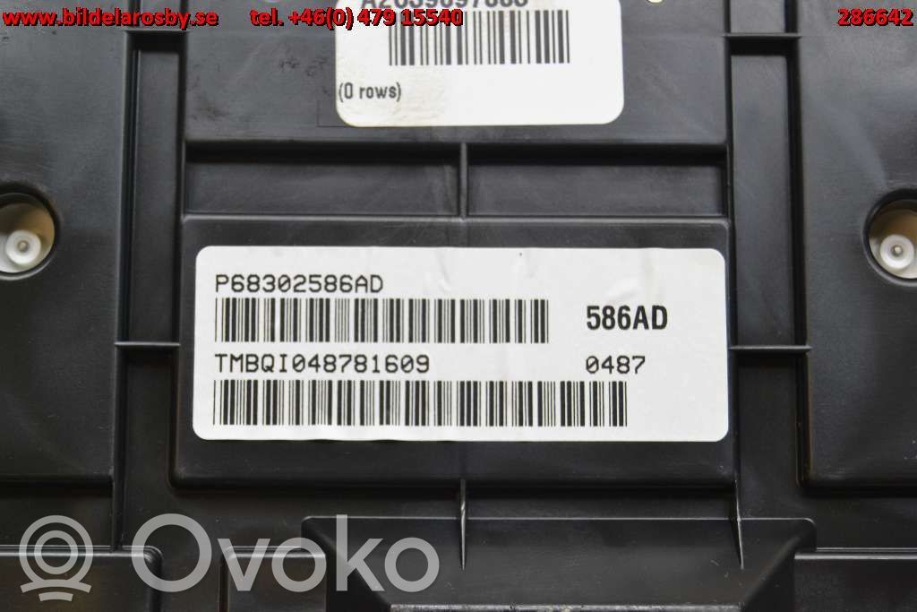 Speedometer (instrument cluster)   68340661AB,25709154,68302586AD