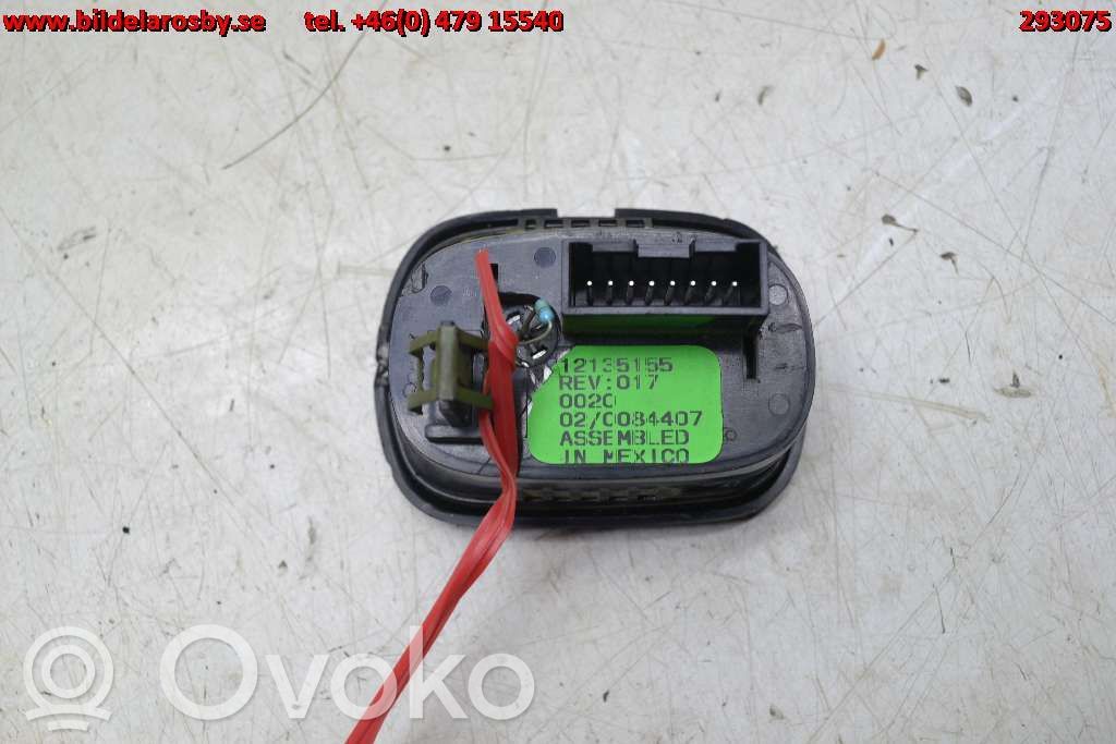 Chevrolet Corvette Fog light switch 