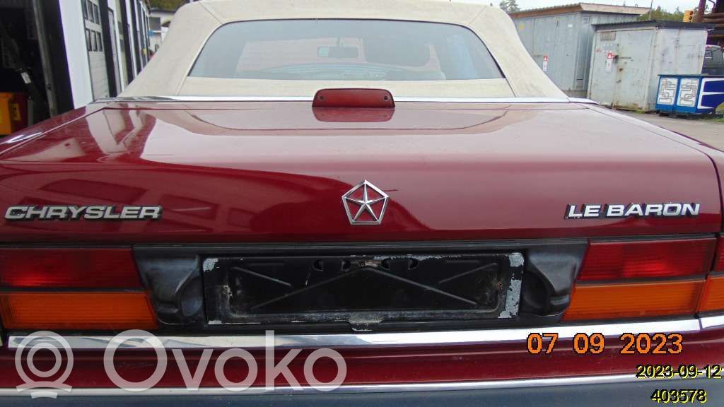 Chrysler LeBaron Moldura de la puerta trasera 