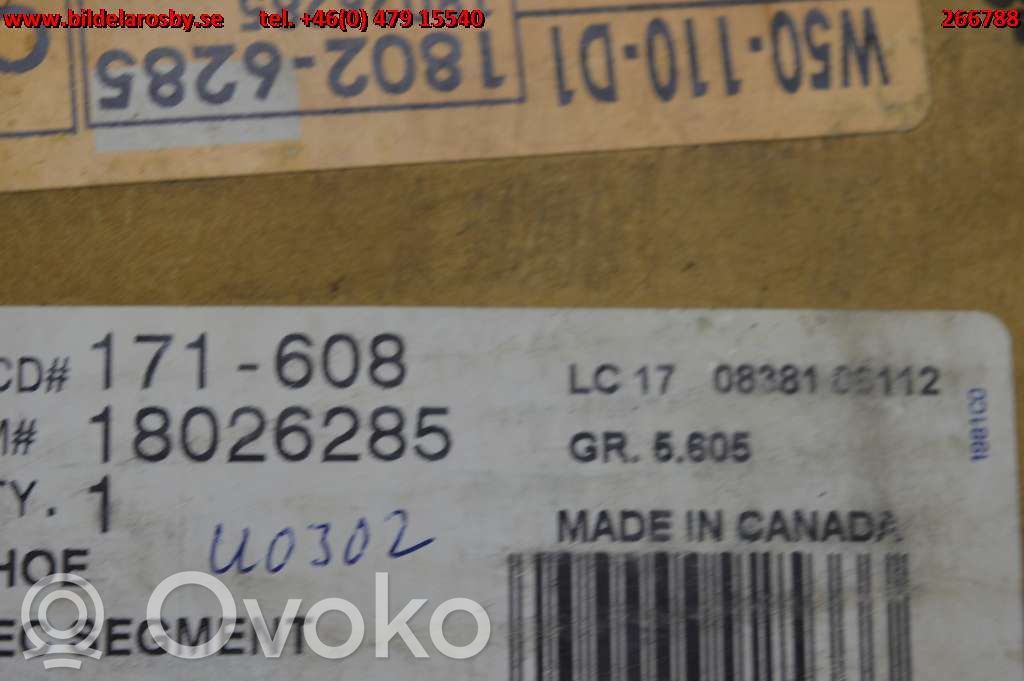 Klocki hamulcowe tylne   18026285