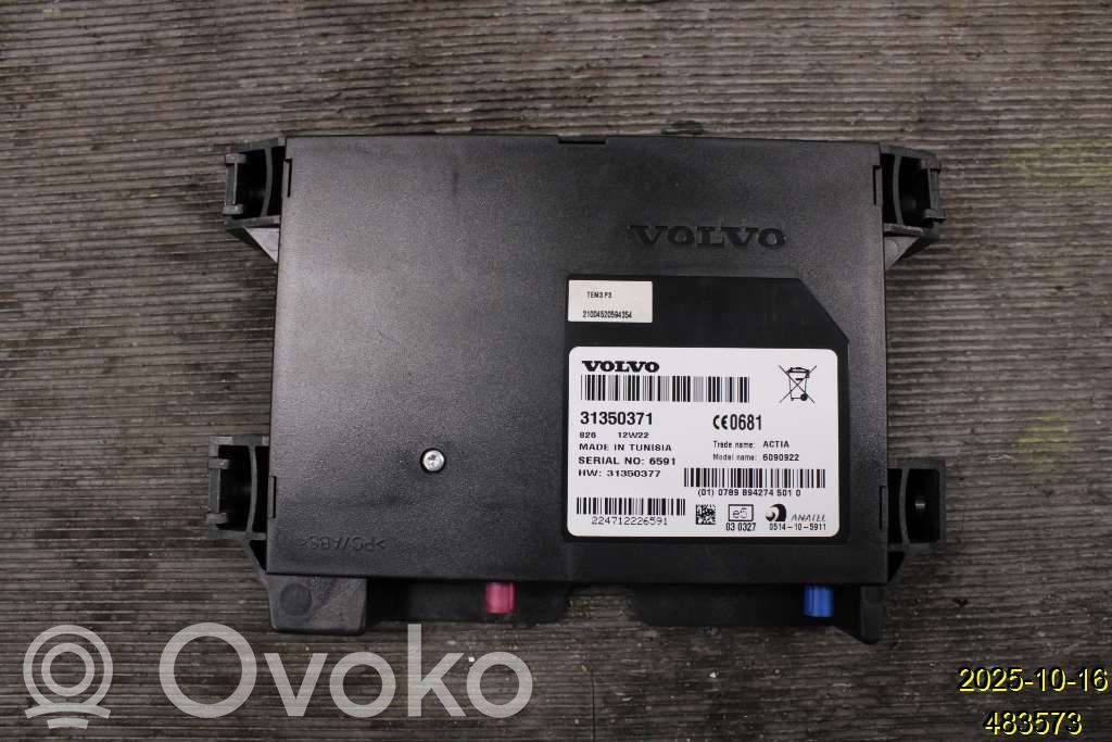 Autres unités de commande / modules   36010001,31350371