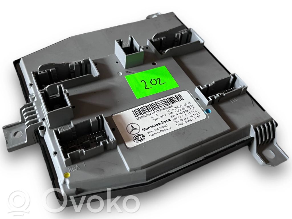 Mercedes-Benz C W205 Central body control module 