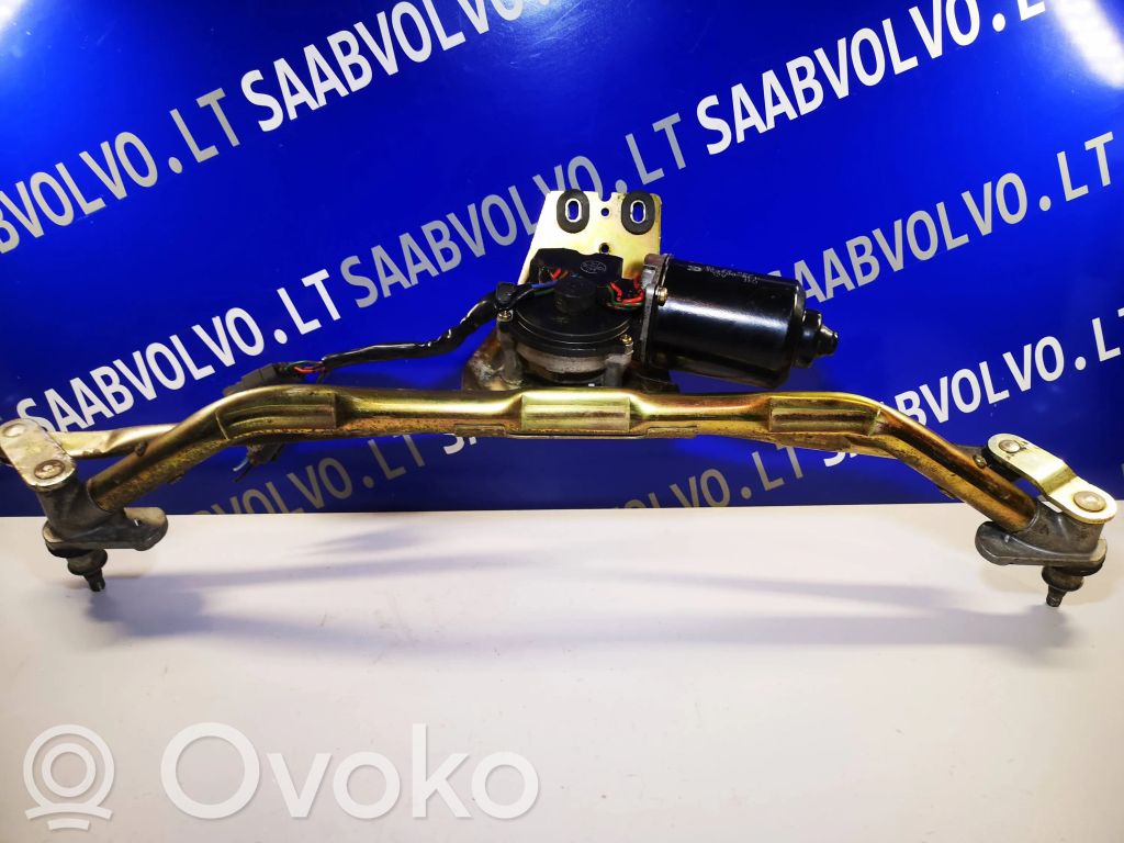 Saab 9000 CS Wischergestänge Wischermotor vorne 