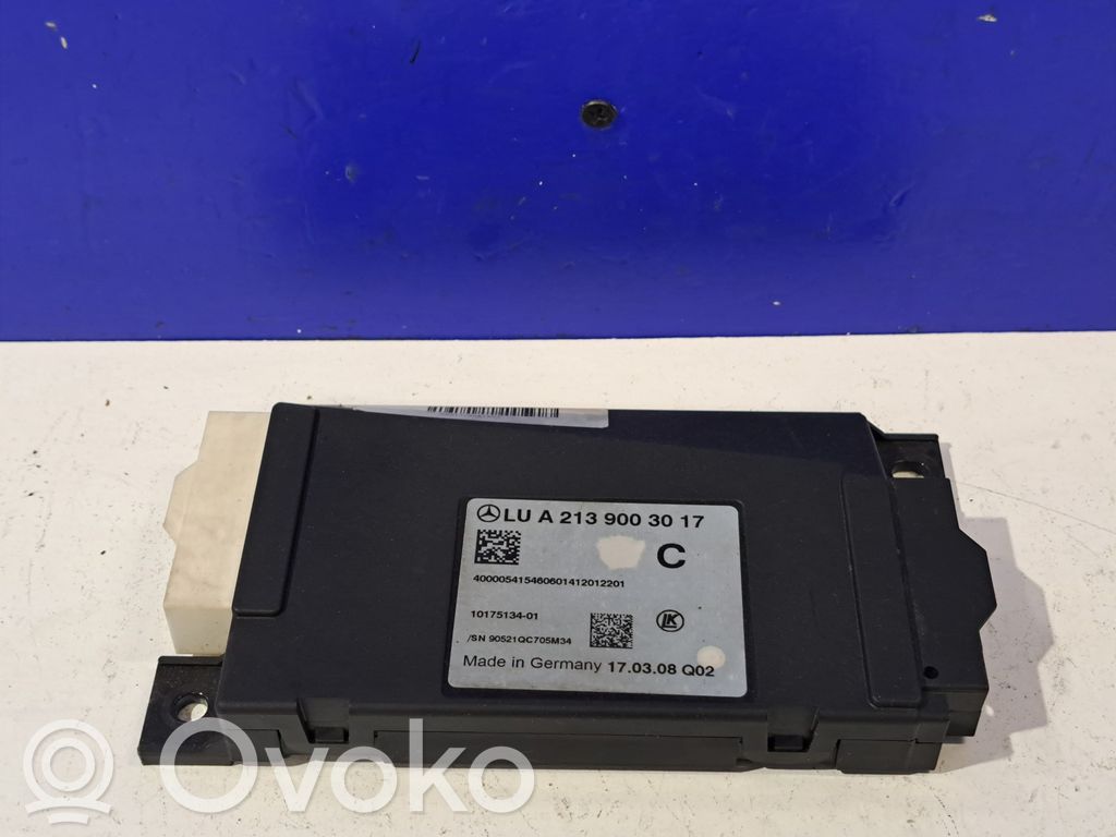 Mercedes-Benz E W213 Combustion control unit/module 