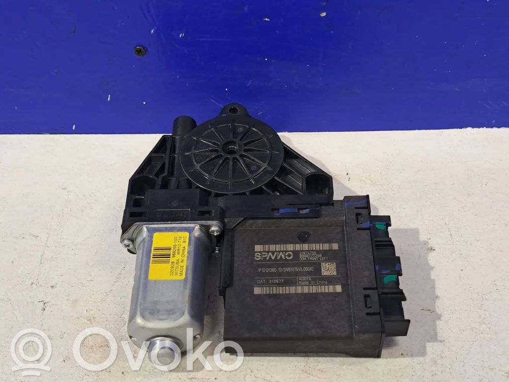 Silnik regulatora szyby drzwi przednich   31349756