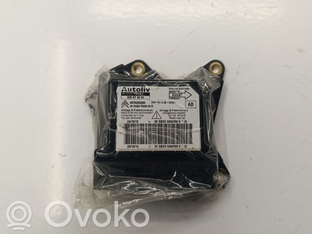 Airbag control unit/module   9676209280,620674300