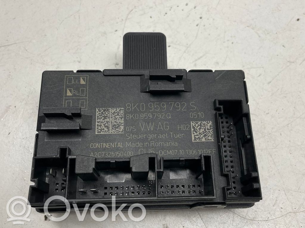 Audi A4 S4 B8 8K Door control unit/module 