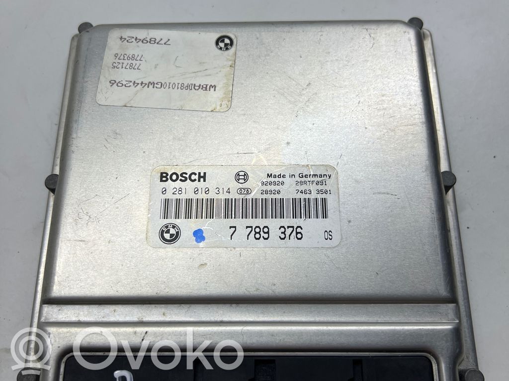 Engine control unit/module   7789376,0281010314,7789424
