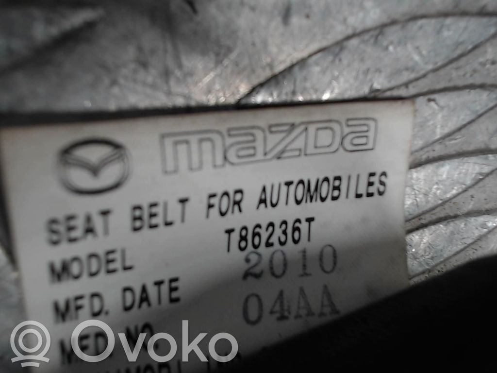 Mazda 2 Takaistuimen turvavyö 