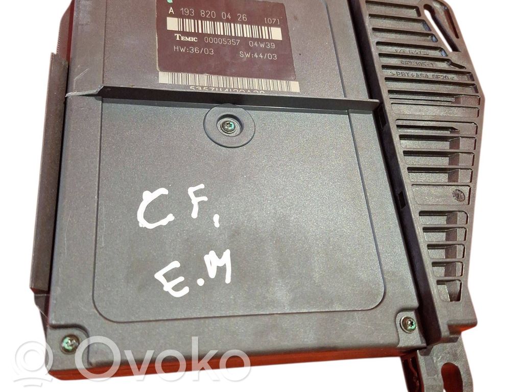 Chrysler Crossfire Mukavuusmoduuli 