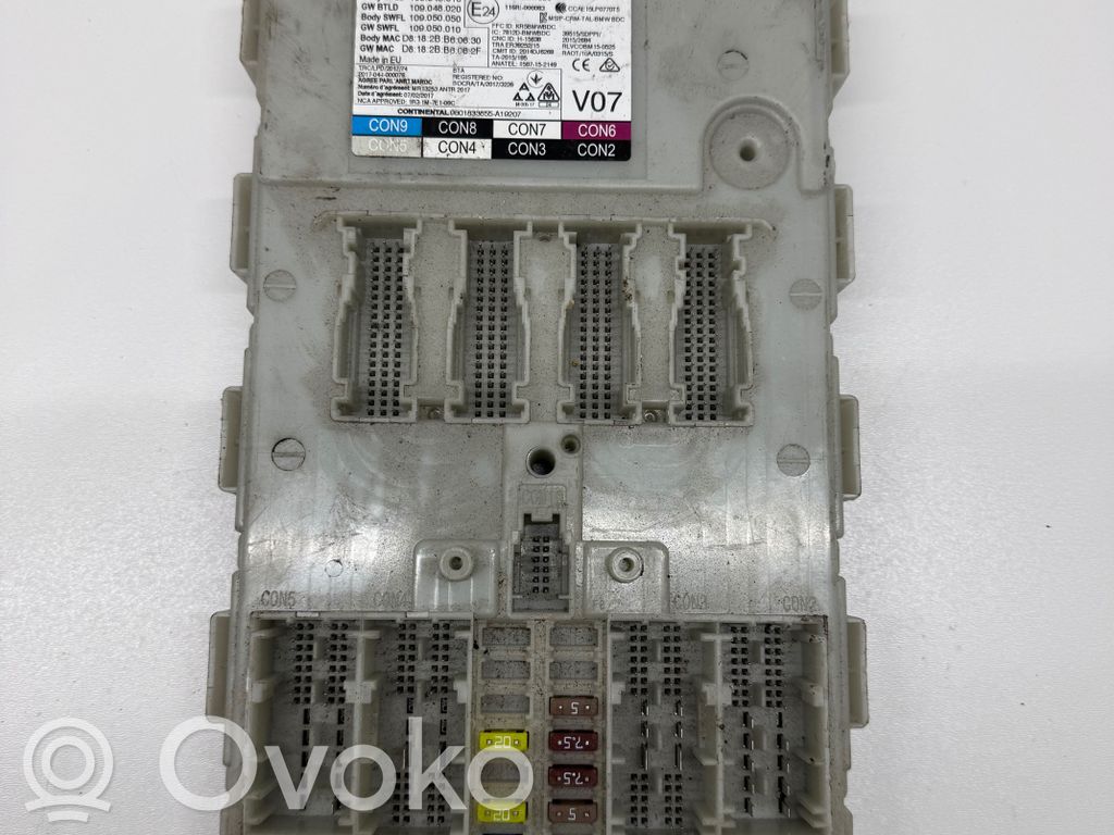 BMW 5 G30 G31 G38 Module de contrôle carrosserie centrale 