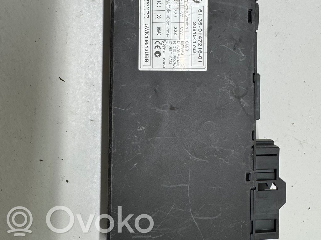 BMW 5 E60 E61 CAS valdymo blokas/ modulis 
