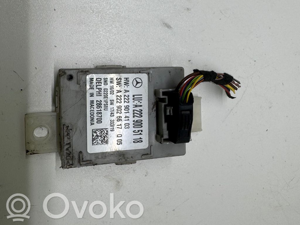 Module d'éclairage LCM   A2229014103,A2229026617,A2229005118