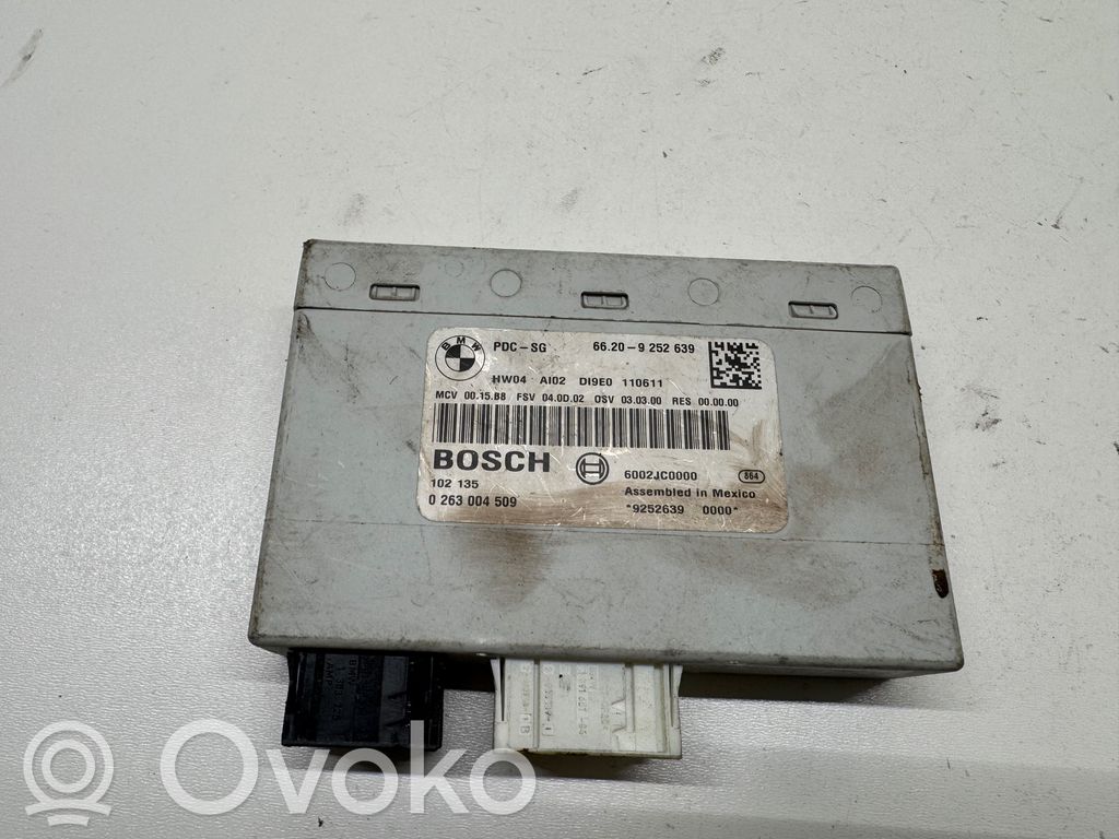 BMW 3 E92 E93 Pysäköintitutkan (PCD) ohjainlaite/moduuli 
