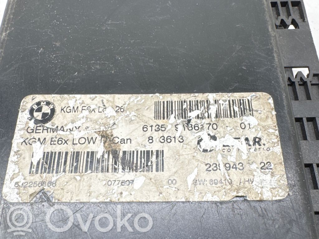 BMW 5 E60 E61 Módulo de control Gateway 