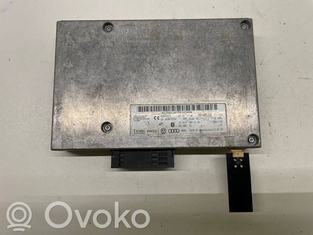 Bluetooth control unit module   4E0862335