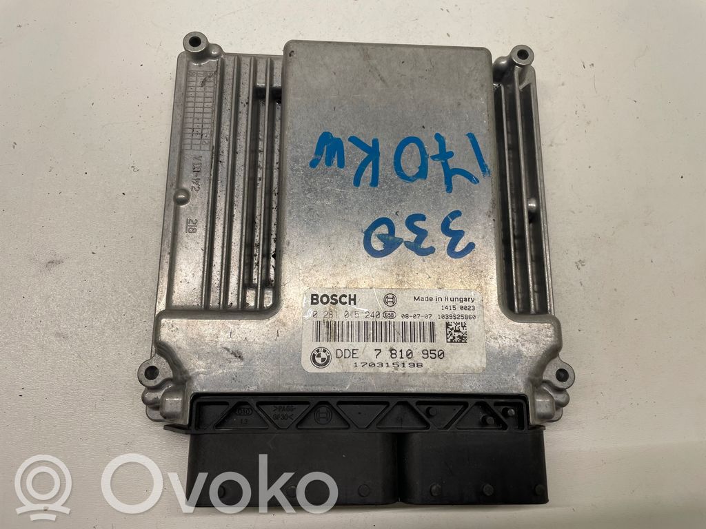 BMW 3 E90 E91 Engine control unit/module 