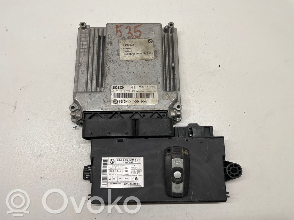 BMW 5 E60 E61 Engine ECU kit and lock set 