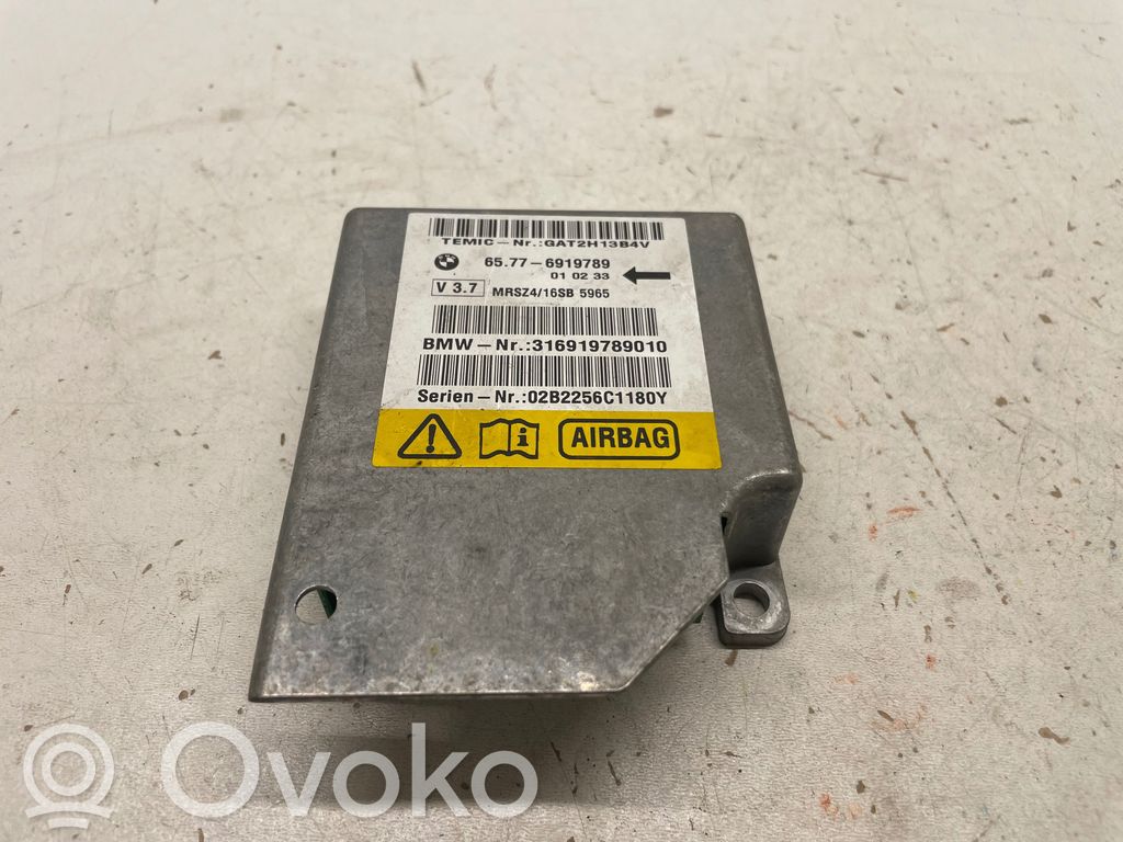 Unidad de control/módulo del Airbag   6919789,316919789010,02B2256C1180Y