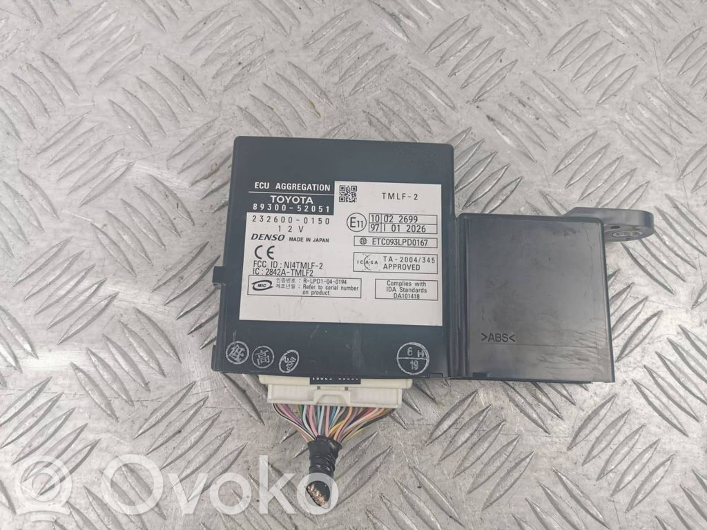 Toyota Yaris Other control units/modules 