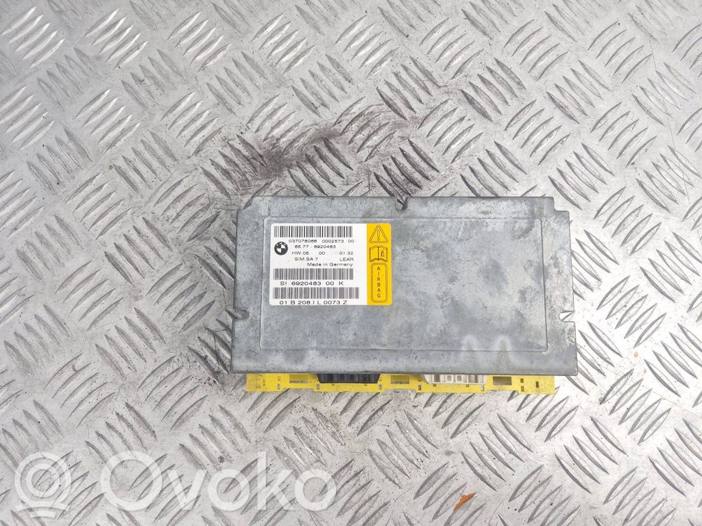 BMW 7 E65 E66 Module de contrôle airbag 
