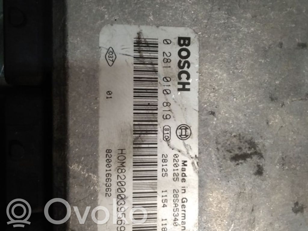 Engine control unit/module   0281010819,2812511541183,020125