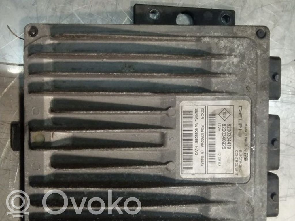 Engine control unit/module   8200334419,8200340926