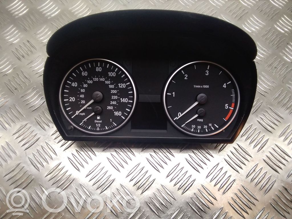 BMW 3 E90 E91 Speedometer (instrument cluster) 