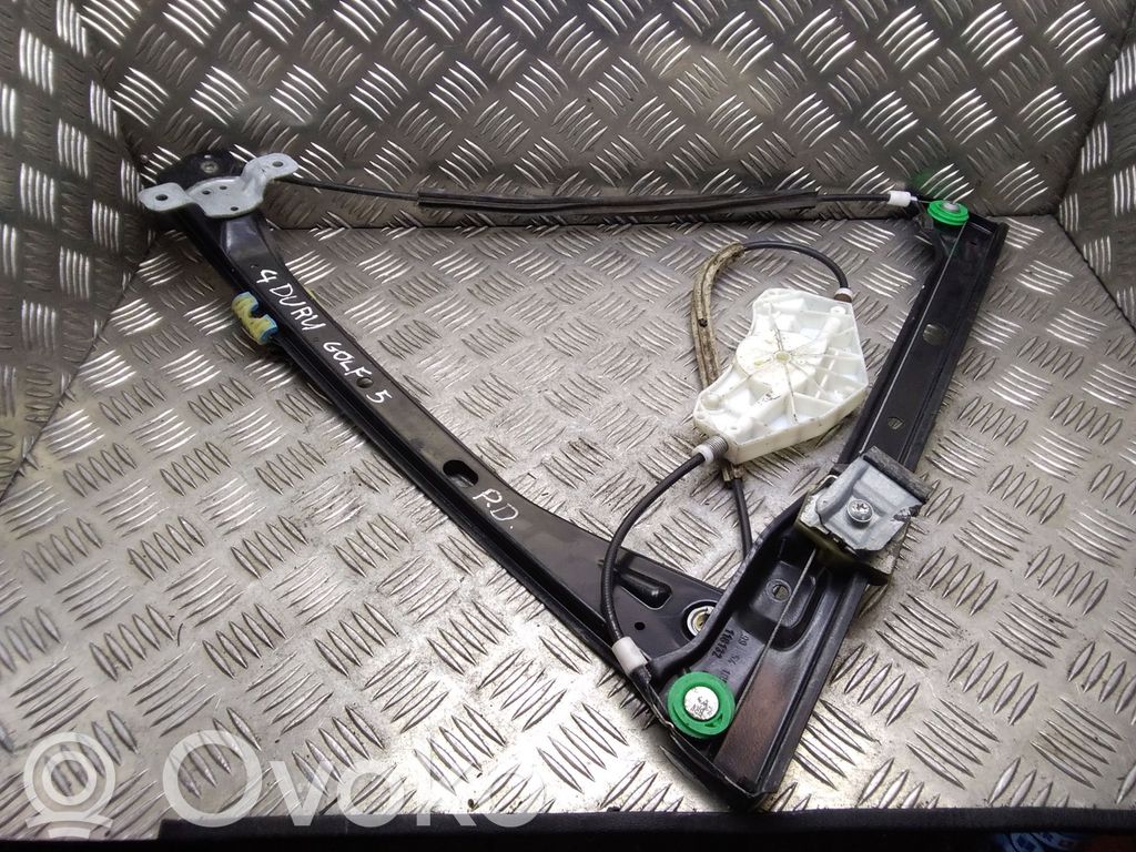 Volkswagen Golf V Mechanizm podnoszenia szyby przedniej bez silnika 