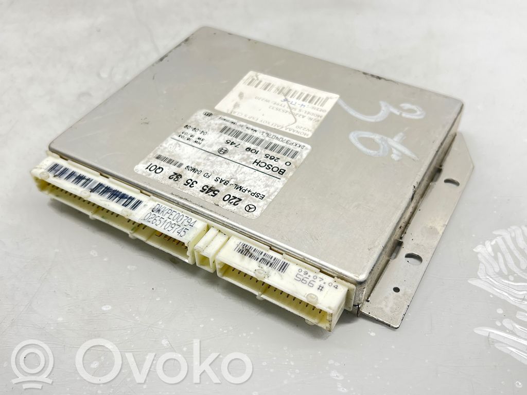 Mercedes-Benz S W220 ESP (stability system) control unit 