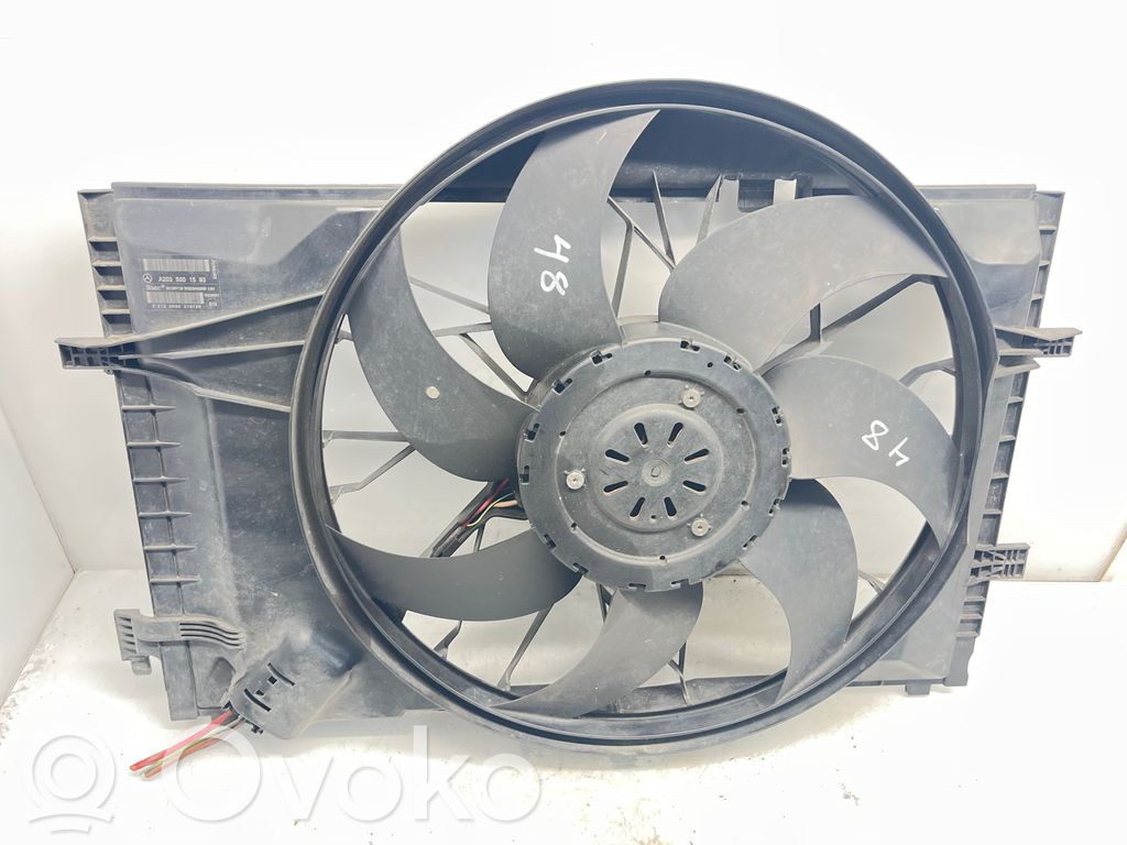 Mercedes-Benz C W203 Ventilatore di raffreddamento elettrico del radiatore 