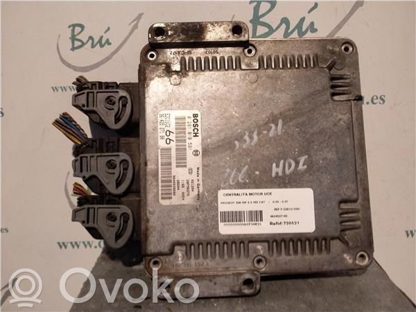 Peugeot 206 Motorsteuergerät ECU 
