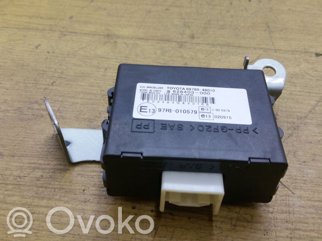Lexus RX 300 Immobilizer control unit/module 