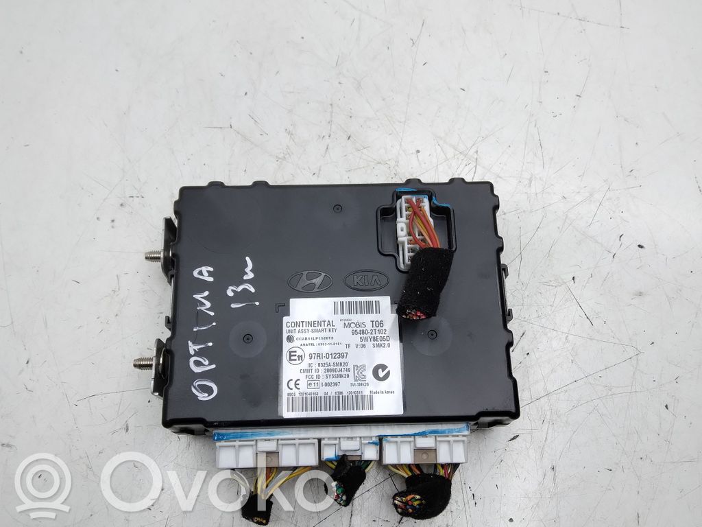 KIA Optima Keyless (KESSY) go control unit/module 
