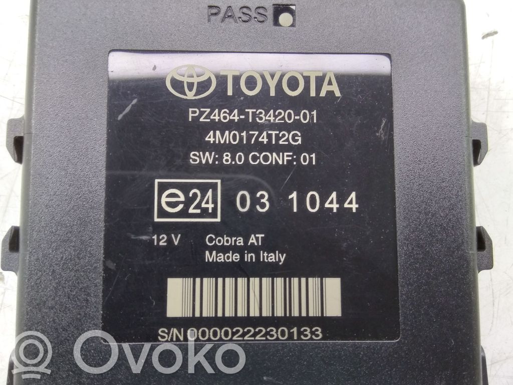 Toyota Avensis T270 Sterownik / Moduł parkowania PDC 