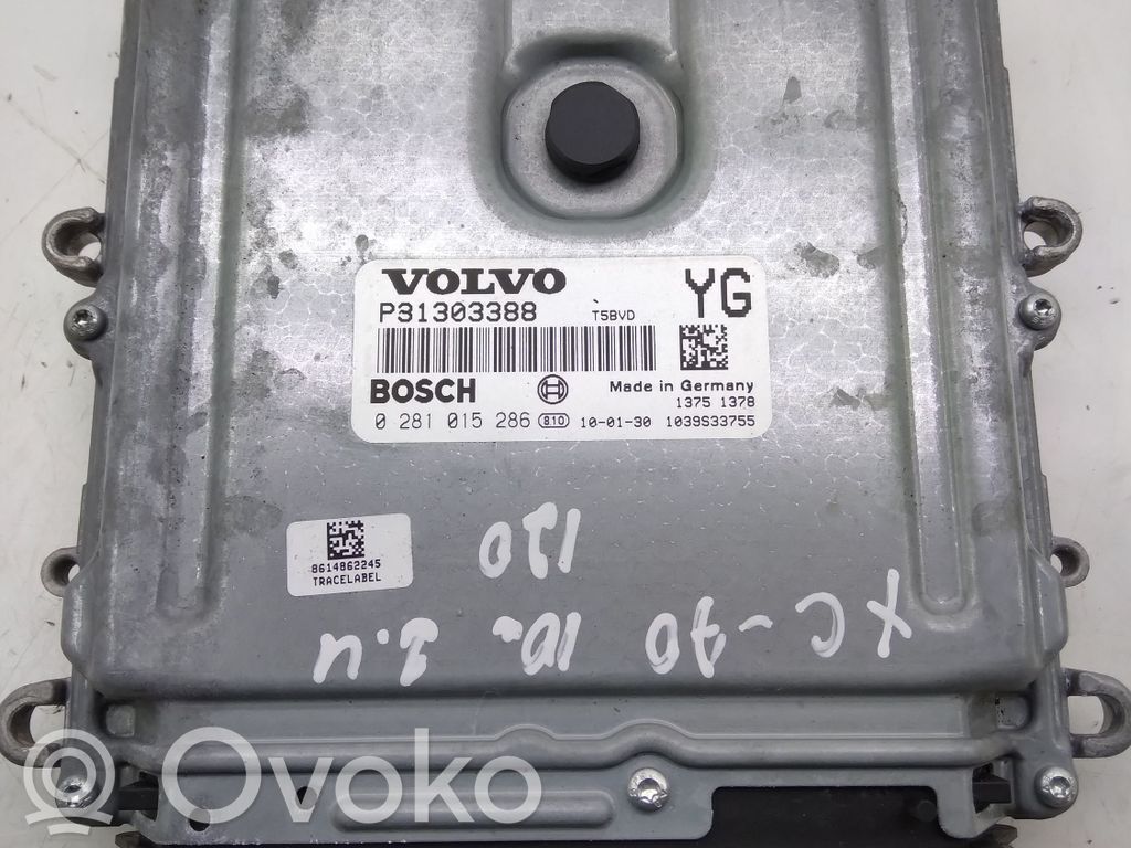 Engine control unit/module   P31303388,0281015286