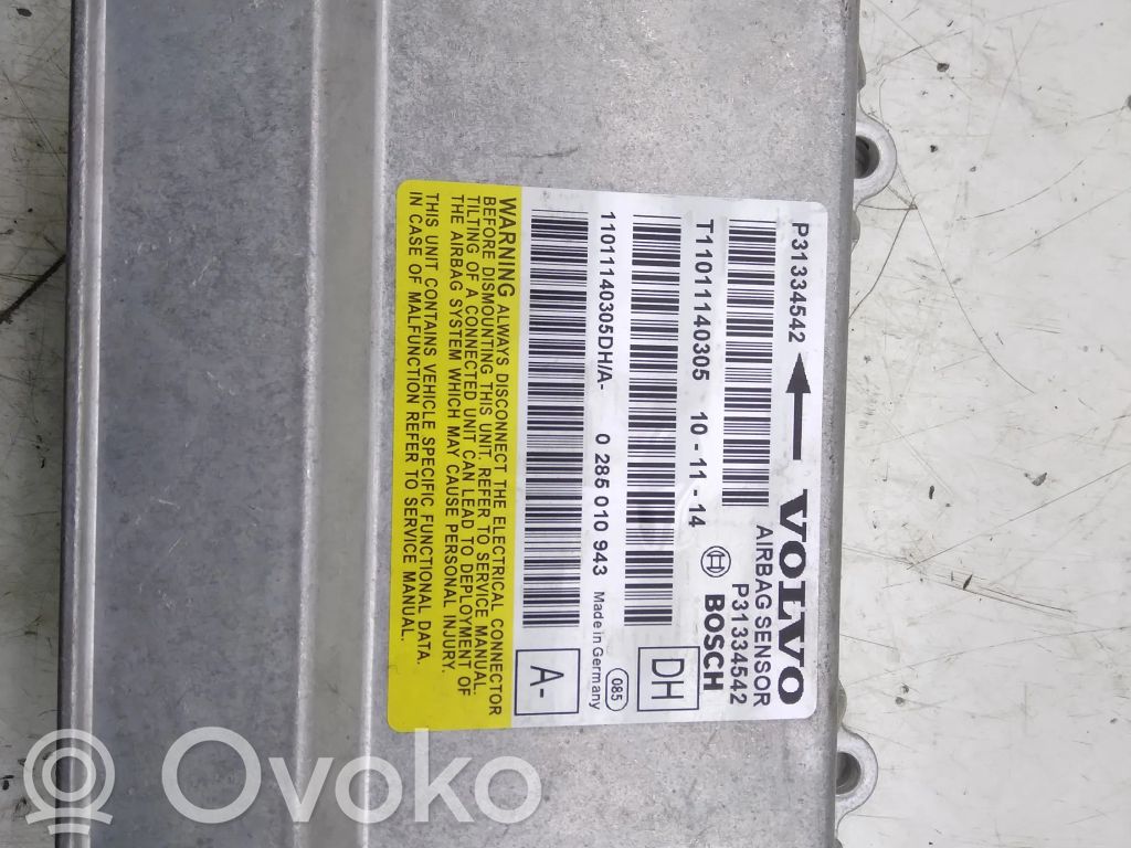 Volvo V60 Airbag control unit/module 