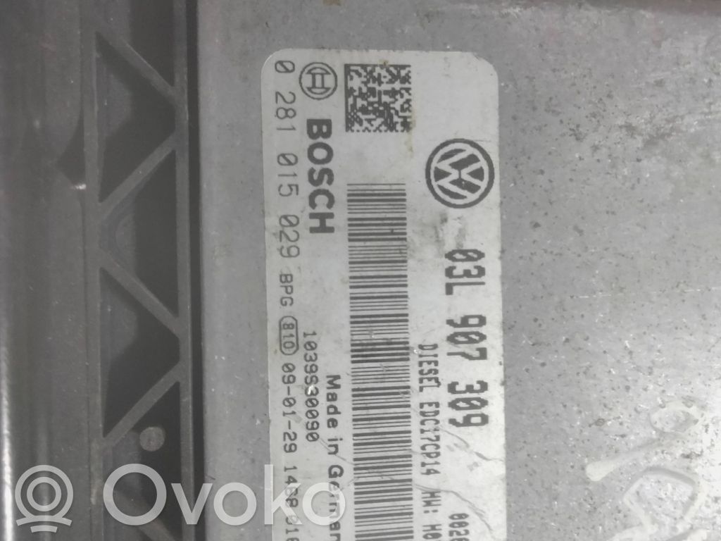 Engine control unit/module   03L907309,0281015029,1039S30090