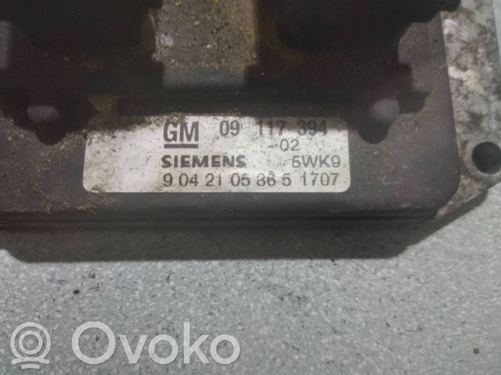 Opel Zafira A Engine control unit/module ECU 