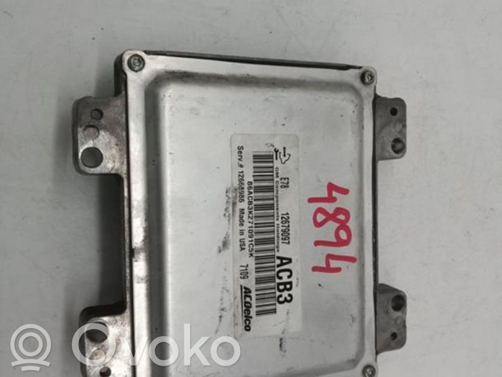 Engine control unit/module ECU   12679097ACB3
