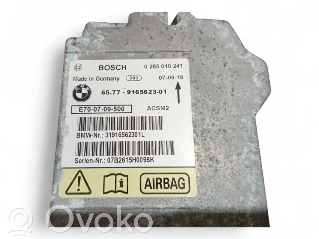 Unidad de control/módulo del Airbag   0285010241