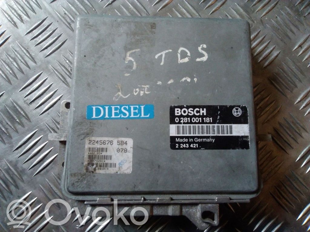 Engine control unit/module   0281001181,2243421,22456765B4