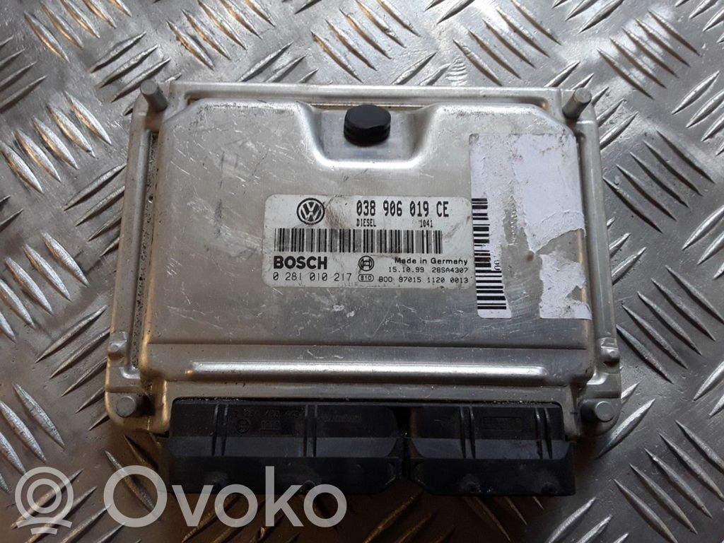 Engine control unit/module   038906019CE,0281010217