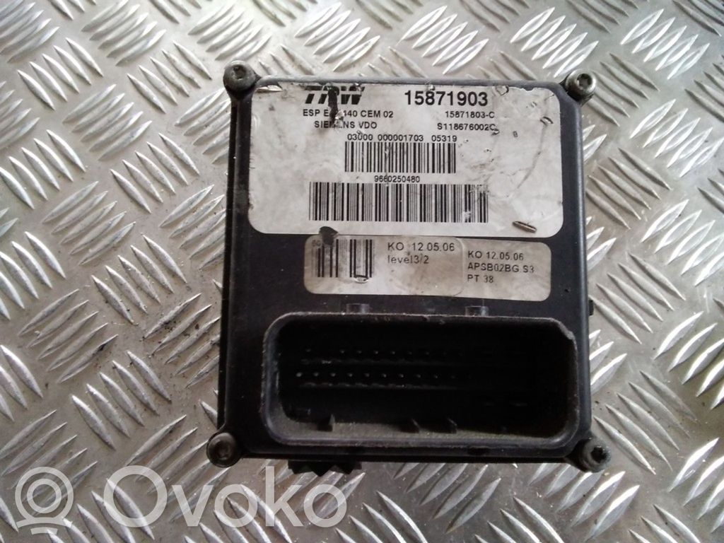 ABS Pump   15871903,S118676002C,9660250480