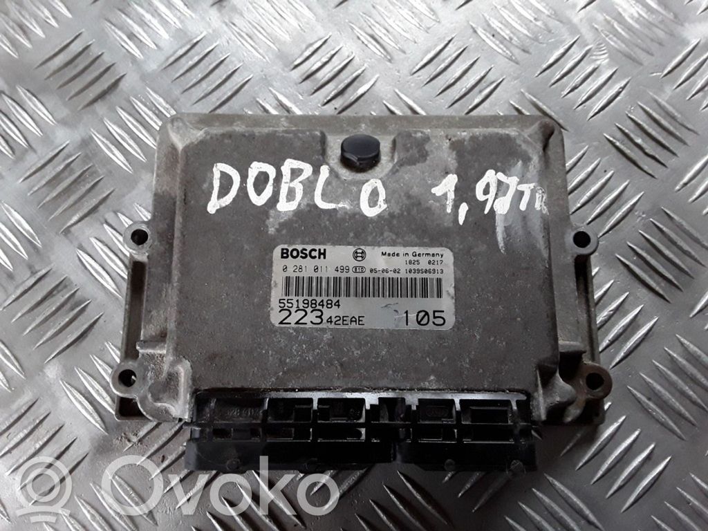Fiat Doblo Engine control unit/module 